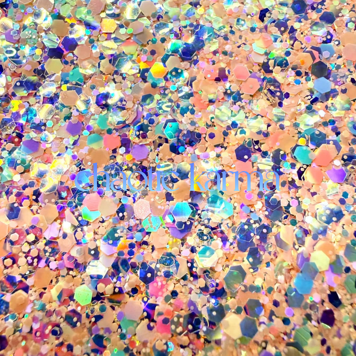 TANGERINE TEASE | Custom Chunky Holographic Glitter Mix