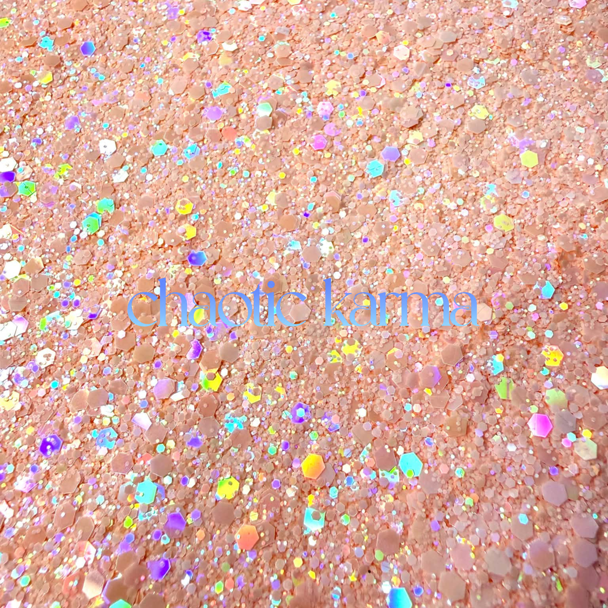 NUDE AWAKENING | Chunky Holographic Glitter Mix