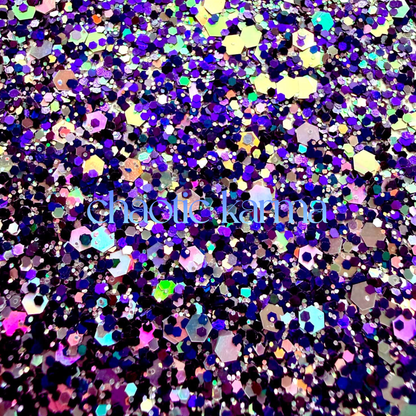 MIDNIGHT MISTRESS | Custom Chunky Holographic Glitter Mix