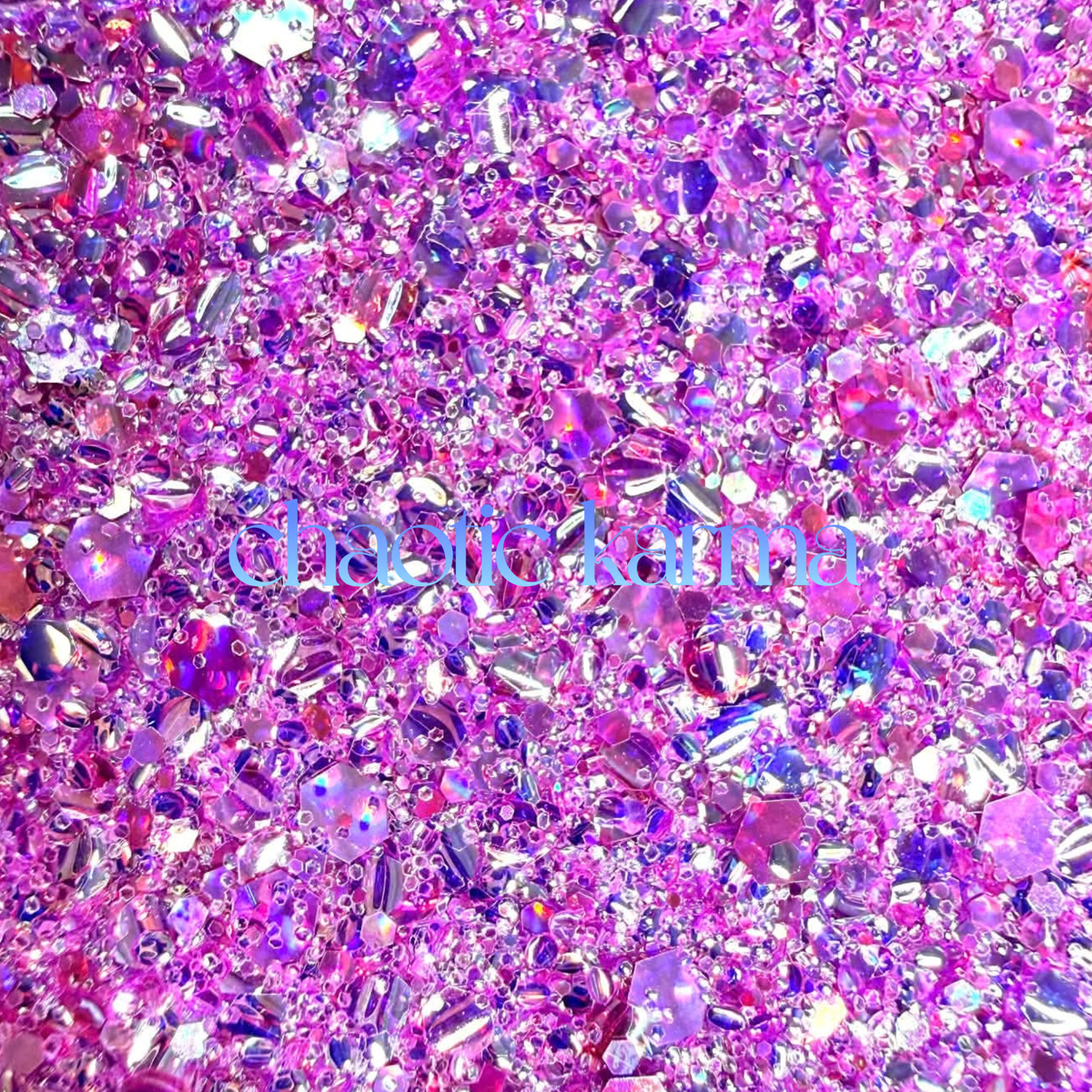 PINK PANTIES | Custom Iridescent Multi-Shape Chunky Glitter Mix