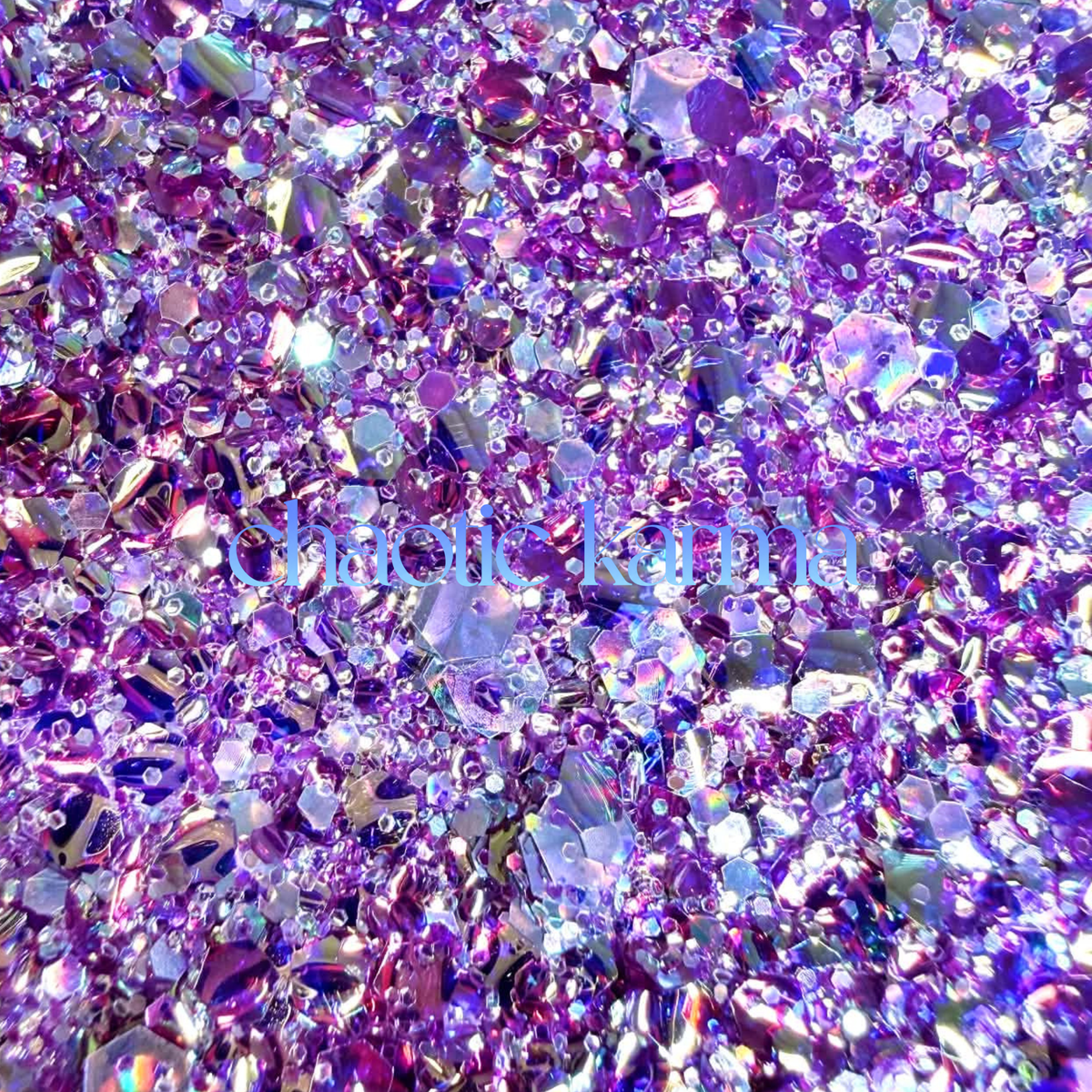 LAVENDER LINGERIE | Custom Iridescent Multi-Shape Chunky Glitter Mix