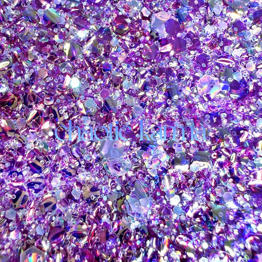 LAVENDER LINGERIE | Custom Iridescent Multi-Shape Chunky Glitter Mix