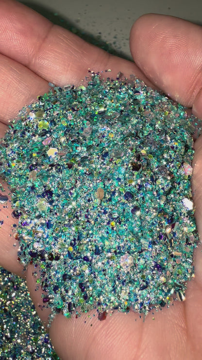 HIT IT FROM THE BACK | Iridescent Multi-Shape Chunky Glitter Mix
