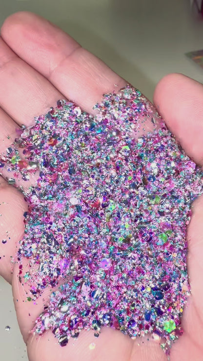 Boom Boom Room | Custom Iridescent Multi-Shape Chunky Glitter Mix