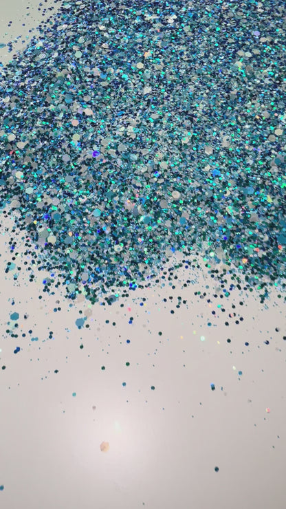 SLIPPERY WHEN WET | Custom Chunky Holographic Glitter Mix