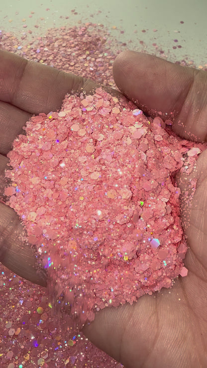 BEDROOM BLUSH | Chunky Holographic Glitter Mix