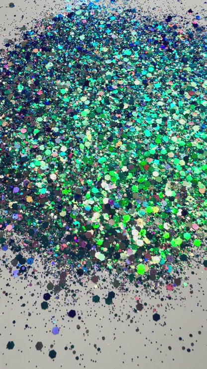 NO STRINGS ATTACHED | Custom Chunky Color Shift Glitter Mix